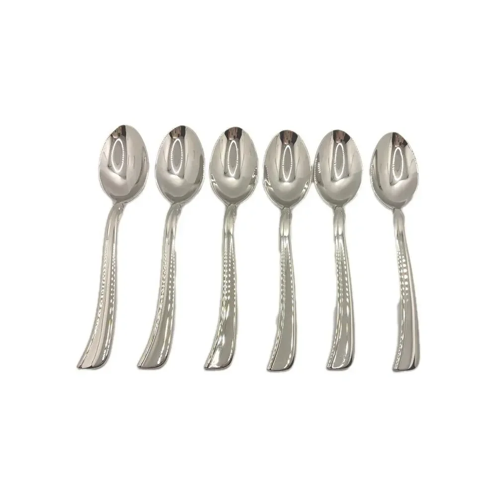 Lenox Simply Fine Twist 6 Place Dinner Spoons 18/10 Stainless Vietnam Glossy